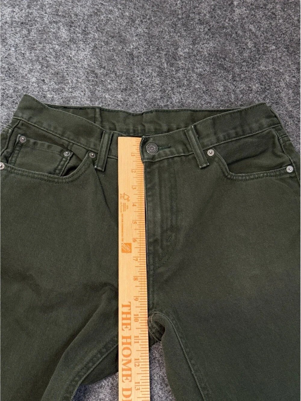 Levi’s 541 Athletic Fit Jeans Men’s 30x30 Olive Green Denim Five Pocket